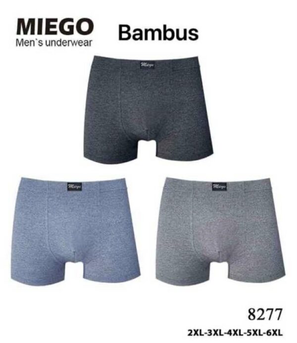 [#8277] Meeste bambusmaterjalist bokserid 2XL-6XL