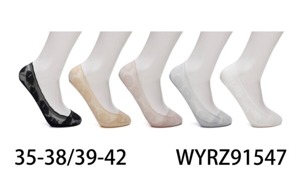 [#1547] Naiste bambusmaterjalist silikooniga tallasokid (4 mudelit)