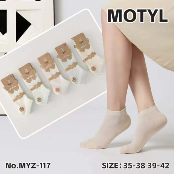[MYZ117] Naiste bambusmaterjalist sokid (5 pr/pk) (4 mudelit)